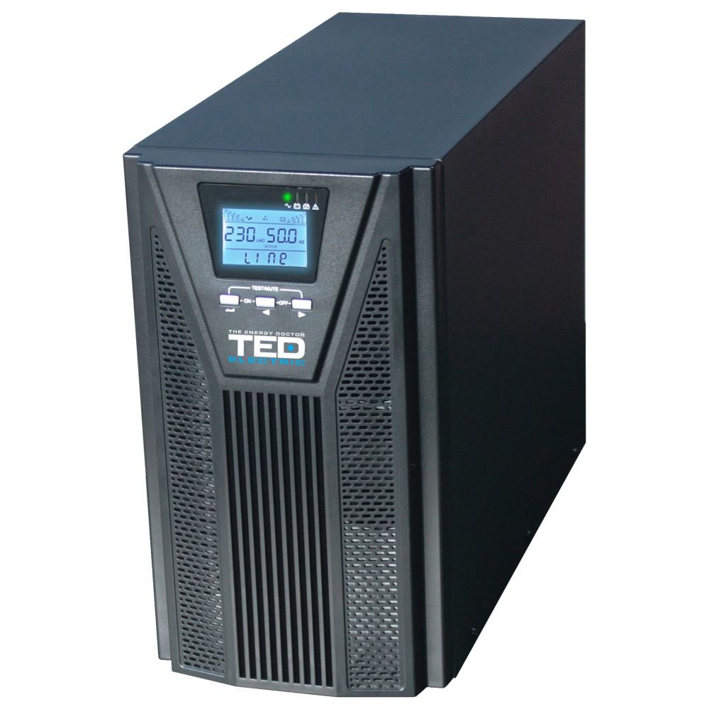 UPS Online 3000VA Sinusoidă Pură Ted Electric