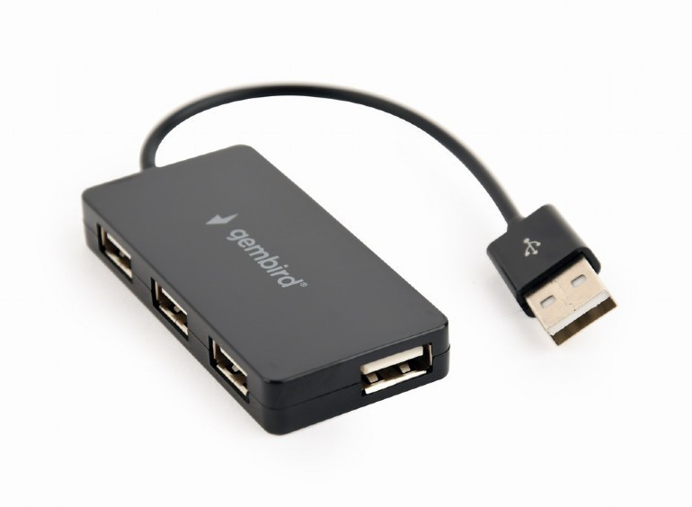 Hub USB Gembird 4 Porturi USB 2.0 - Compact si Rapid