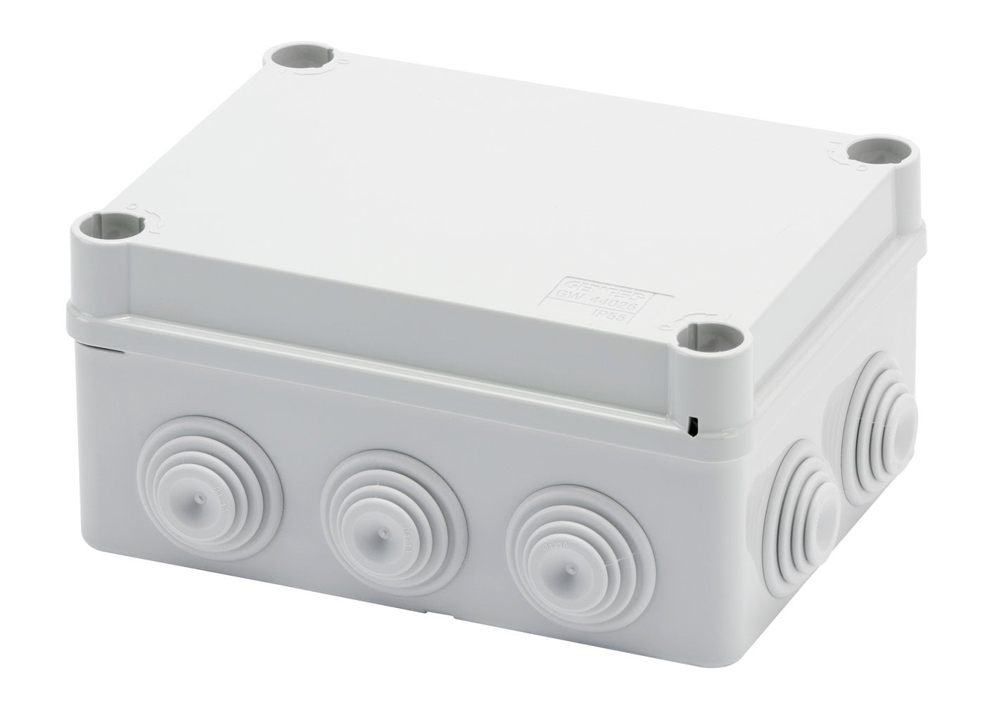 Doză derivație Gewiss IP55 cu presetupe