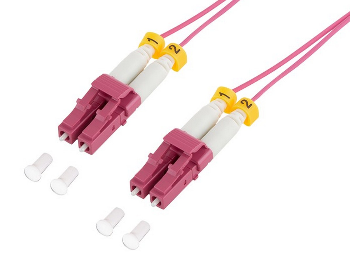 Patchcord LogiLink LC-LC 3m OM4 Super Subtire