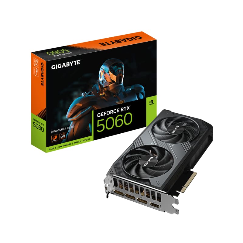 Placa Video RTX 5060 Windforce OC 8GB GDDR7 Gigabyte - imagine 2