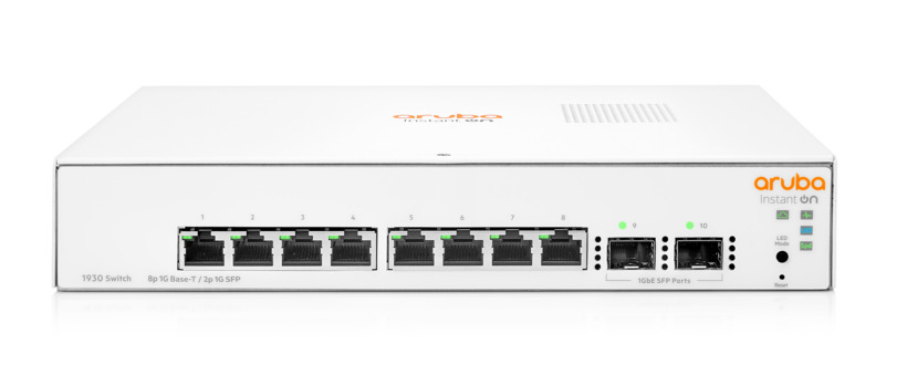 Switch HP Aruba JL680A 8 Porturi Gigabit 2x SFP Rețea - imagine 2