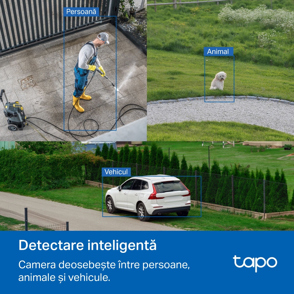 Camera Supraveghere Exterior TP-Link Tapo C530WS 3K 5MP IP66 360° - imagine 8
