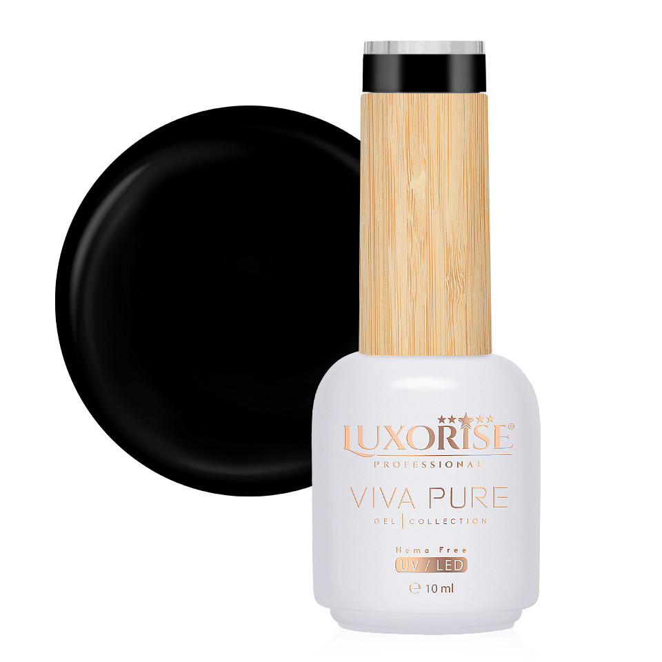 Oja Semipermanenta Hema Free Luxorise Pure Black 10ml