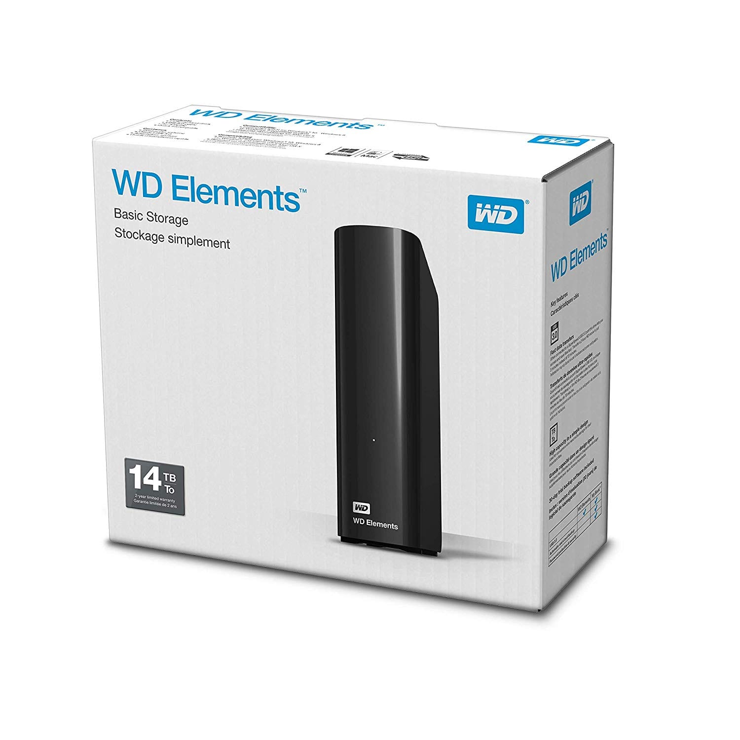 HDD Extern WD Elements 14 TB USB 3.0, 3.5 inch, Negru - imagine 6