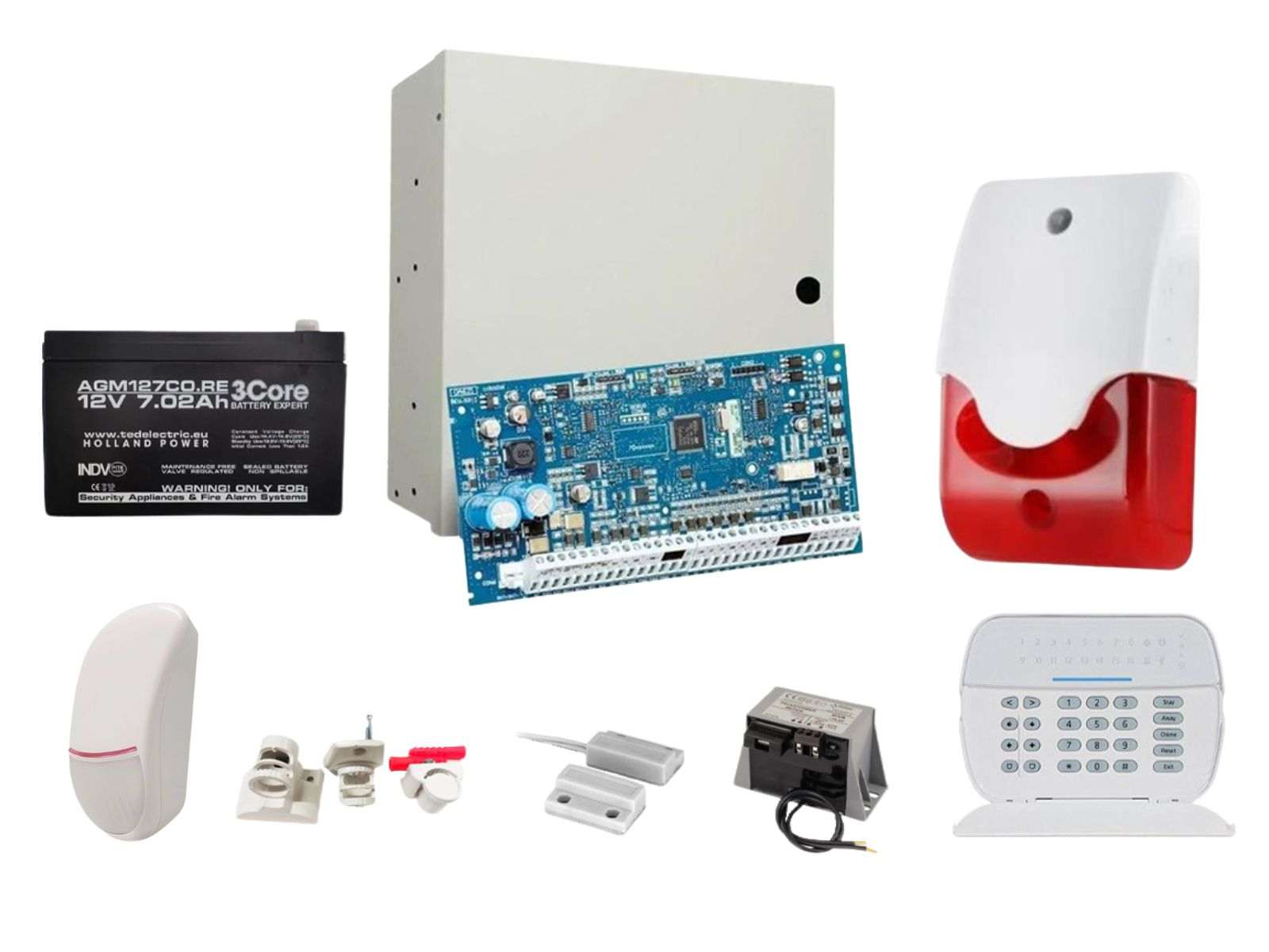 Kit Alarma DSC NEO LED - Securitate Hibrida