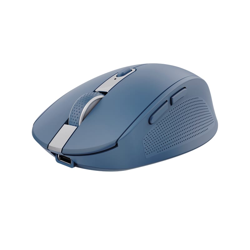 Mouse Trust Ozaa Compact 3200 DPI USB-A/C Albastru - imagine 5