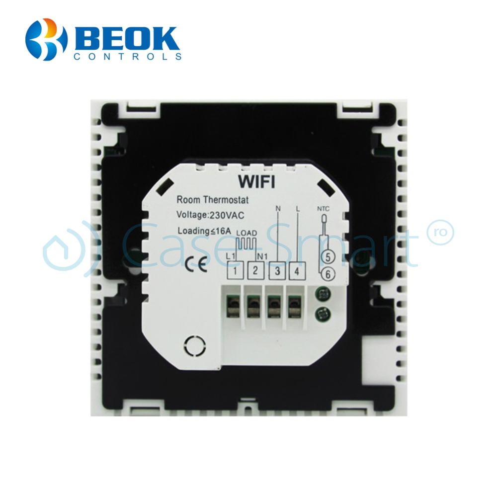 Termostat Wi-Fi BeOk TDS23WIFI-EP Incalzire Pardoseala - imagine 3