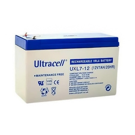 Acumulator Ultracell UXL7-12 12V 7Ah VRLA - Fără Mentenanță