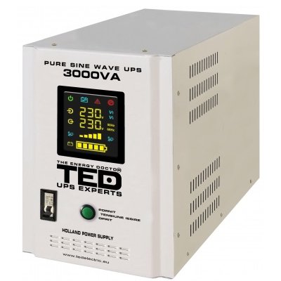 UPS Centrala Ted 3000VA Sinus Pura