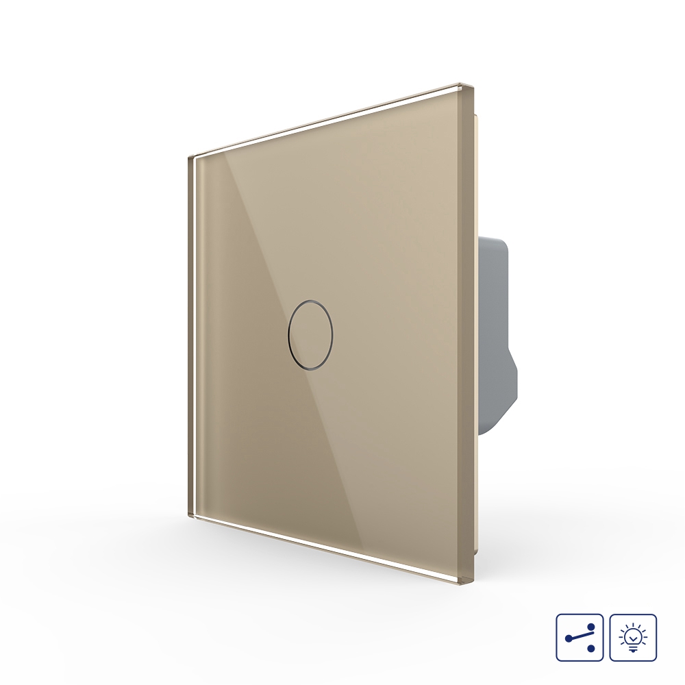 Intrerupator Touch Livolo cu Dimmer, Sticla - imagine 9