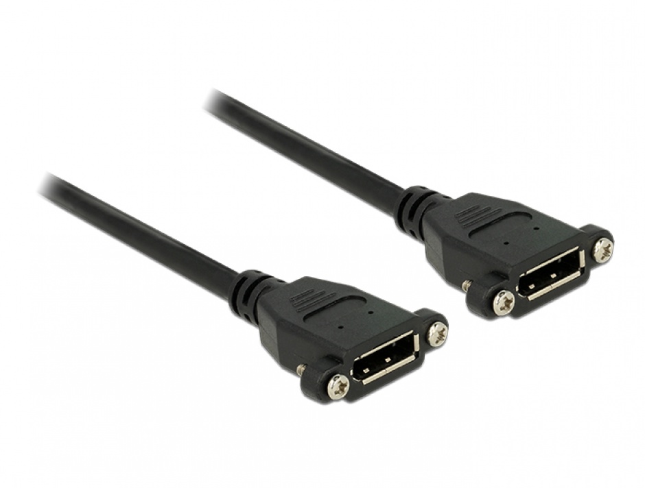 Adaptor DisplayPort M-M 0.25m, Delock 85113