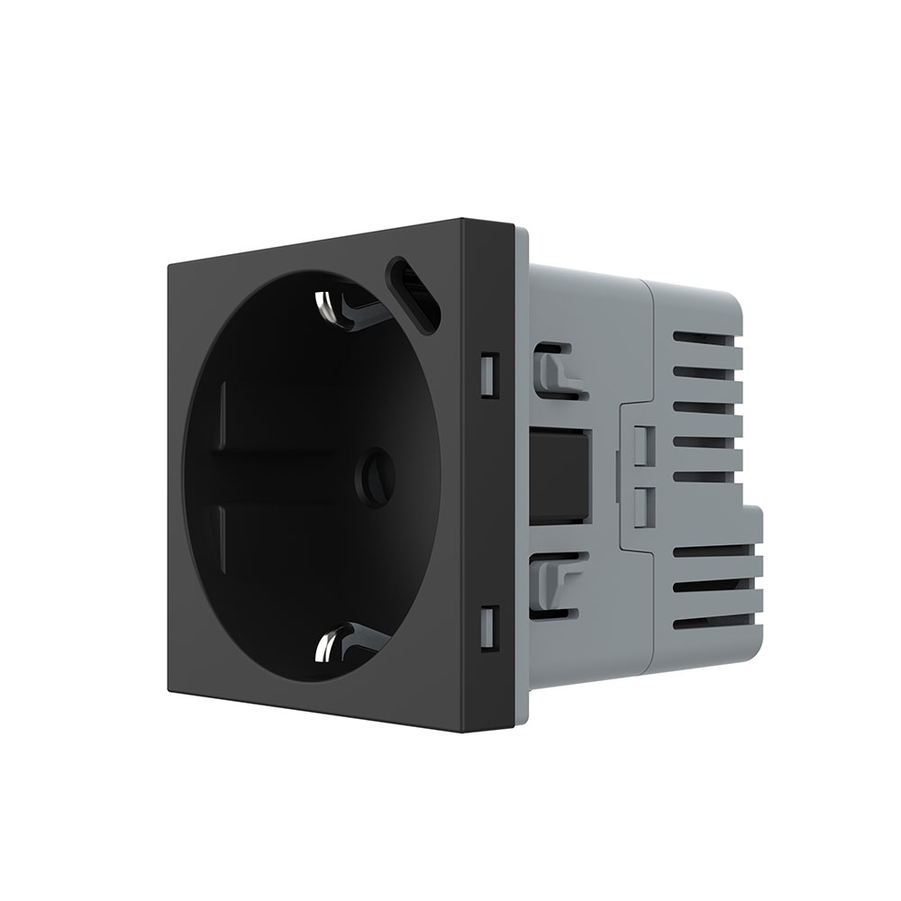 Priză Schuko + USB-C LIVOLO, Sticlă, 18W - imagine 5