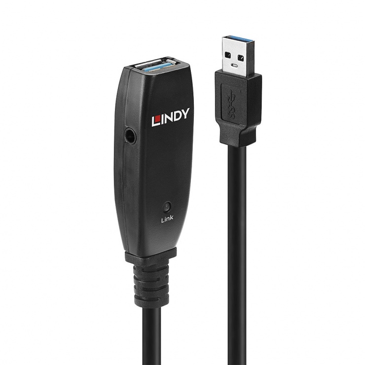 Prelungitor USB 3.0 Activ 15m Lindy