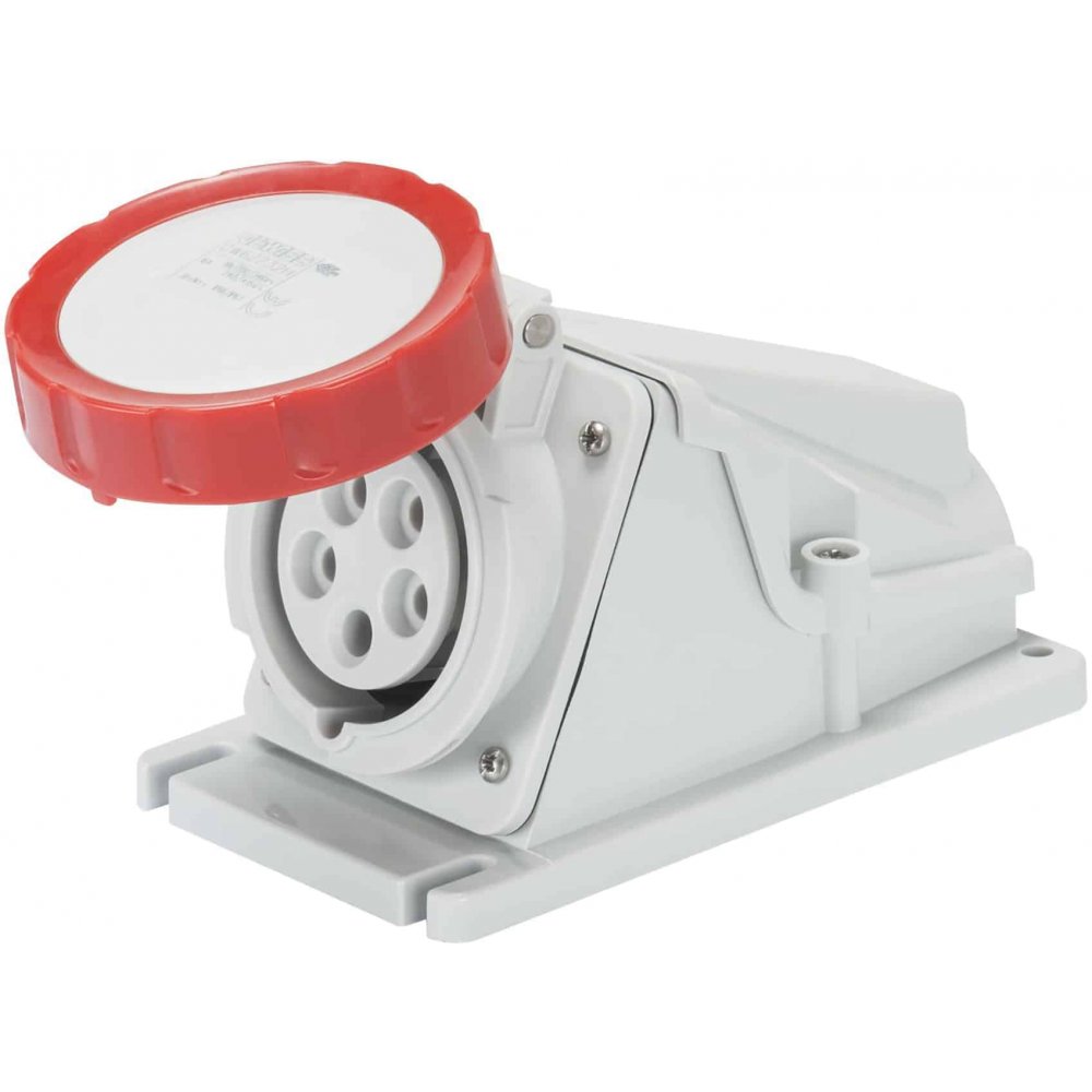 Priză trifazică Gewiss GW62516 IP67, 32A, 380-415V, 6H