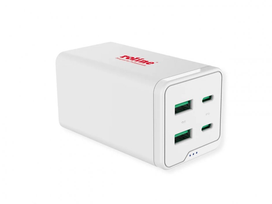 Încărcător Roline 120W 4x USB, QC 3.0 și PD