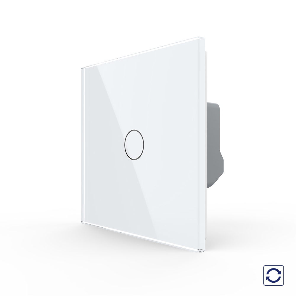Întrerupător Touch Livolo cu Revenire | Design Sticlă