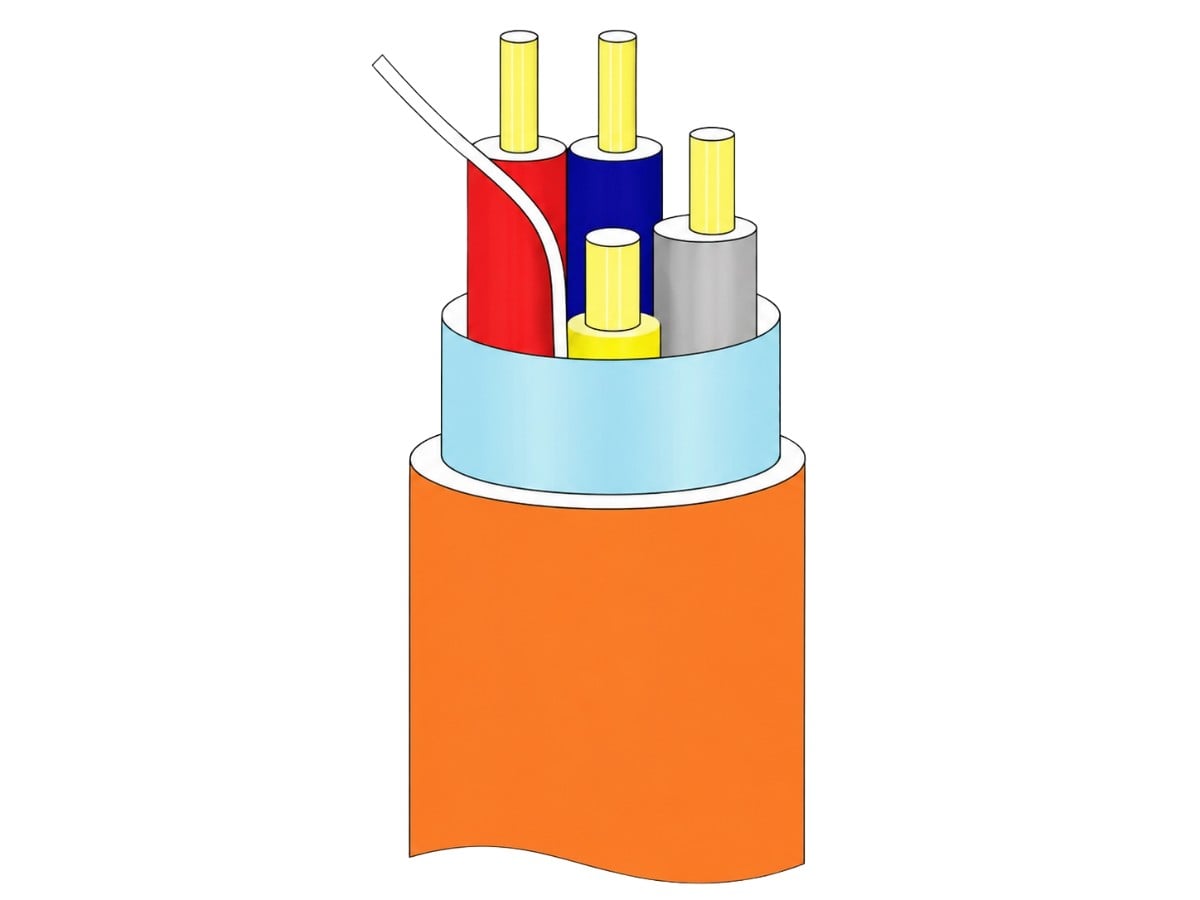 Cablu Alarmă Incendiu Q5+ 4x1.5mm² 100m FE180 E90