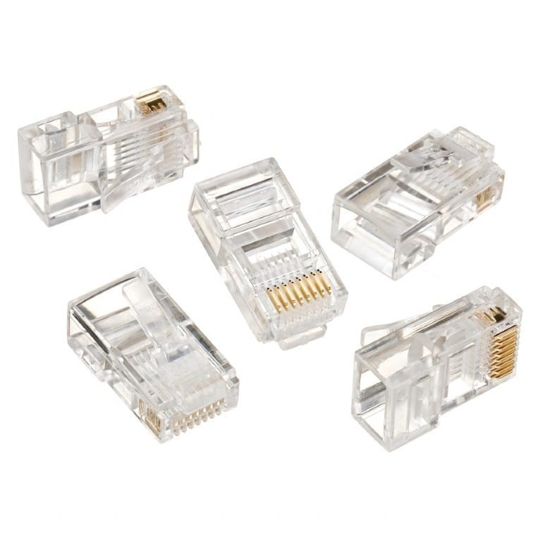 Conectori RJ45 Gembird Cat5e UTP 8P8C, 100 bucăți