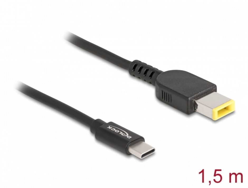 Cablu alimentare Lenovo USB-C, 1.5m, Delock