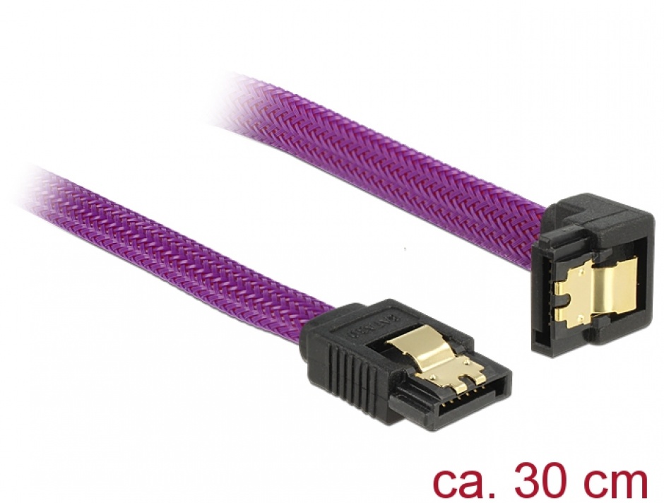 Cablu SATA III 6Gb/s 30cm Premium Delock