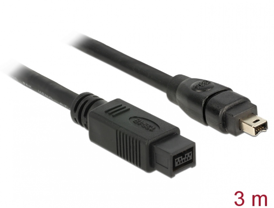Cablu FireWire 9/4 pin 3m, Delock