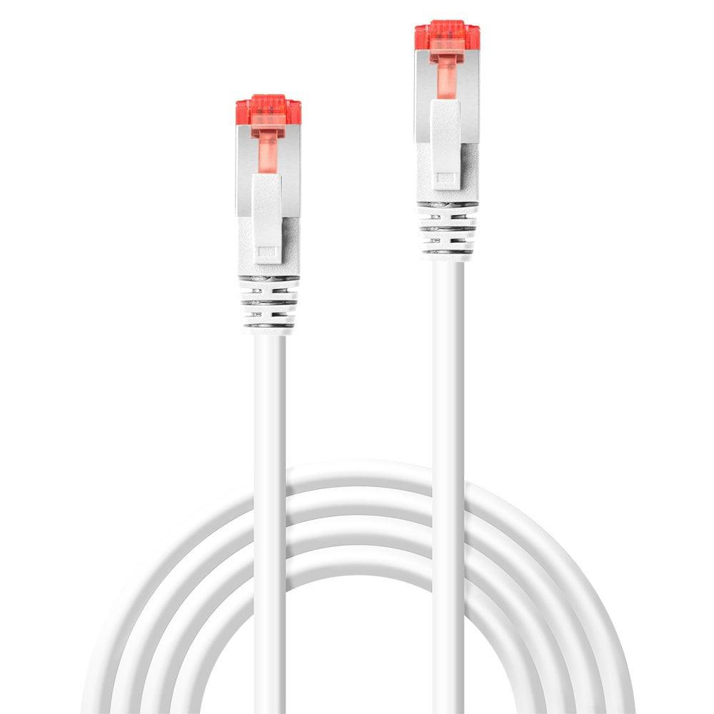 Cablu Rețea Lindy Cat.6 S/FTP 3m RJ45 Alb - Premium - imagine 2