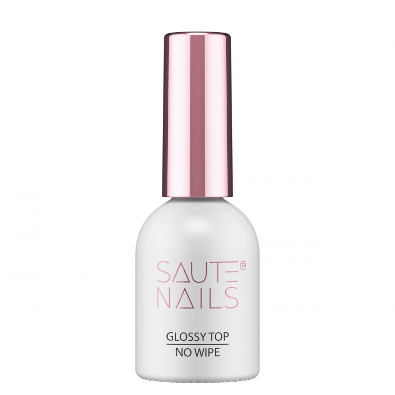 Ojă Semi Saute Nails Glossy Top No Wipe 8ml