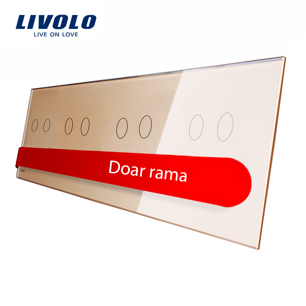 Panou Touch Livolo 4 Module, Sticla - imagine 6