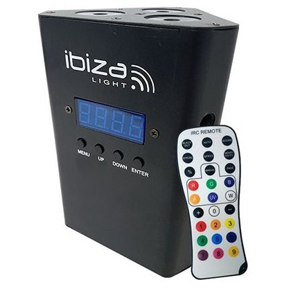 Proiector LED Ibiza Light RGBW Portabil cu Baterie