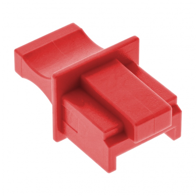 Set 100 Protectii Praf RJ45 Rosu InLine