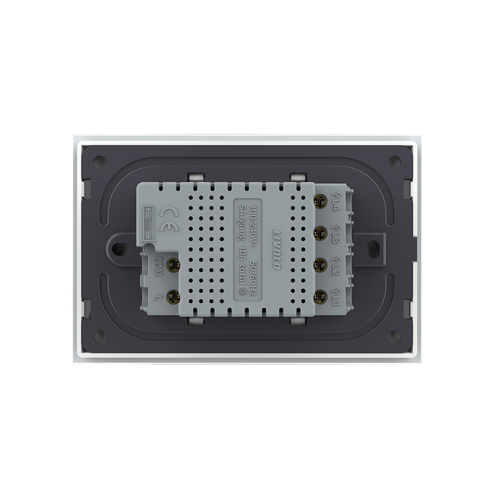 Intrerupator Touch Livolo CV, Sticla, Wireless - imagine 4