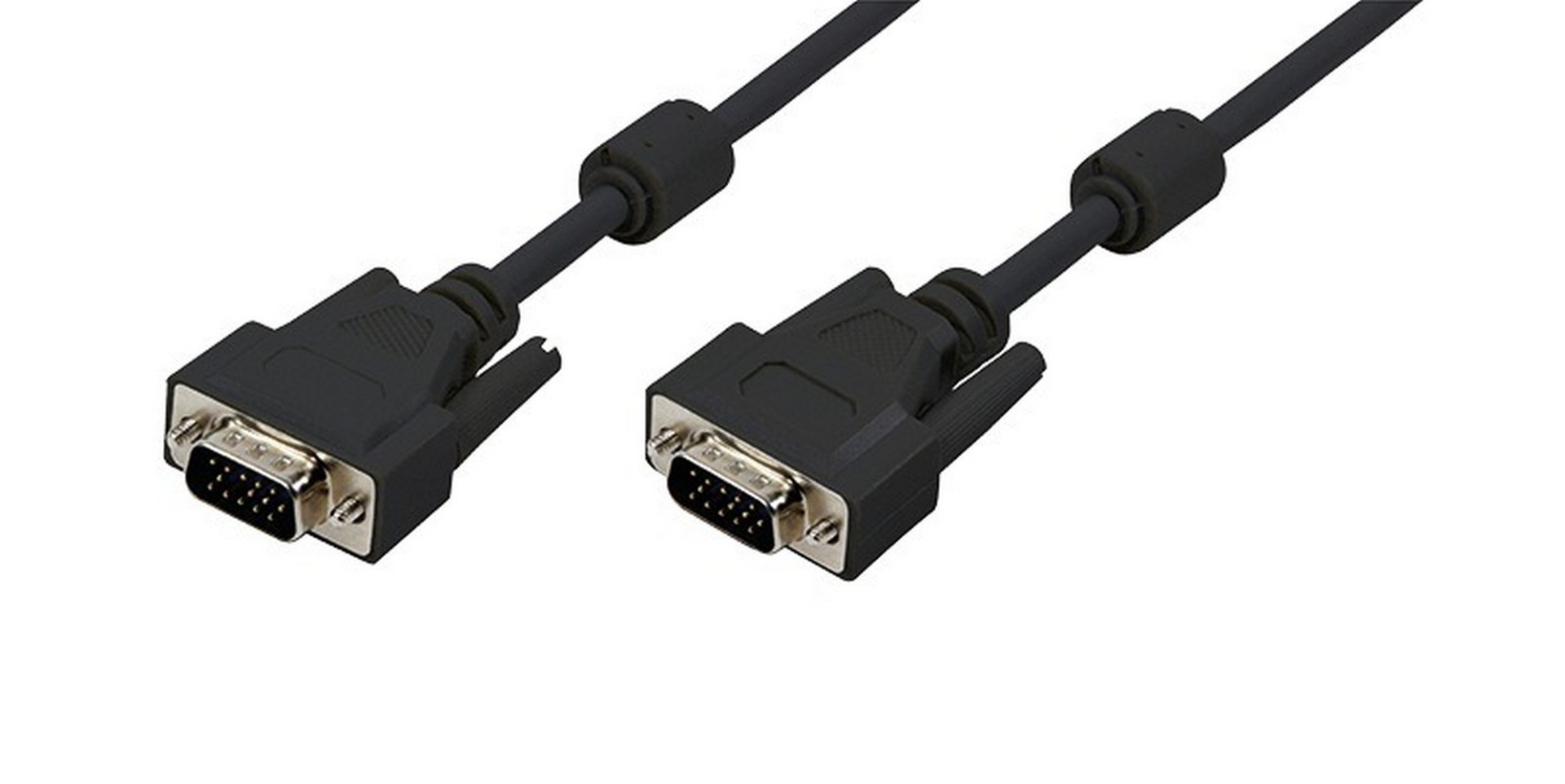 Cablu video VGA, lungime 3m, dublu ecranat, 1080p, negru LogiLink CV0002