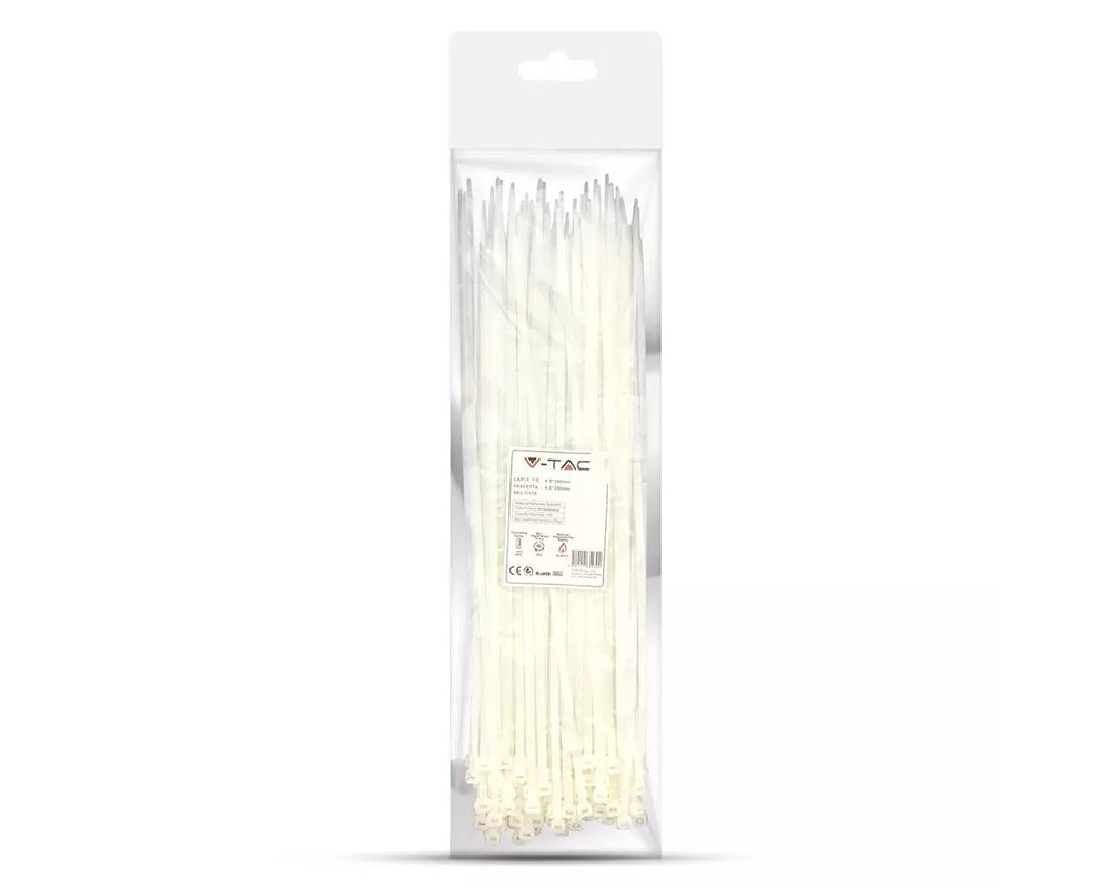 Coliere V-TAC 100buc 2.5mm - Fixare Sigură