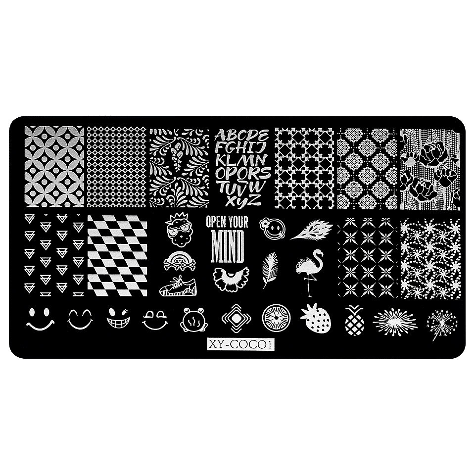 Matriță Metalică Unghii LUXORISE Follow Me