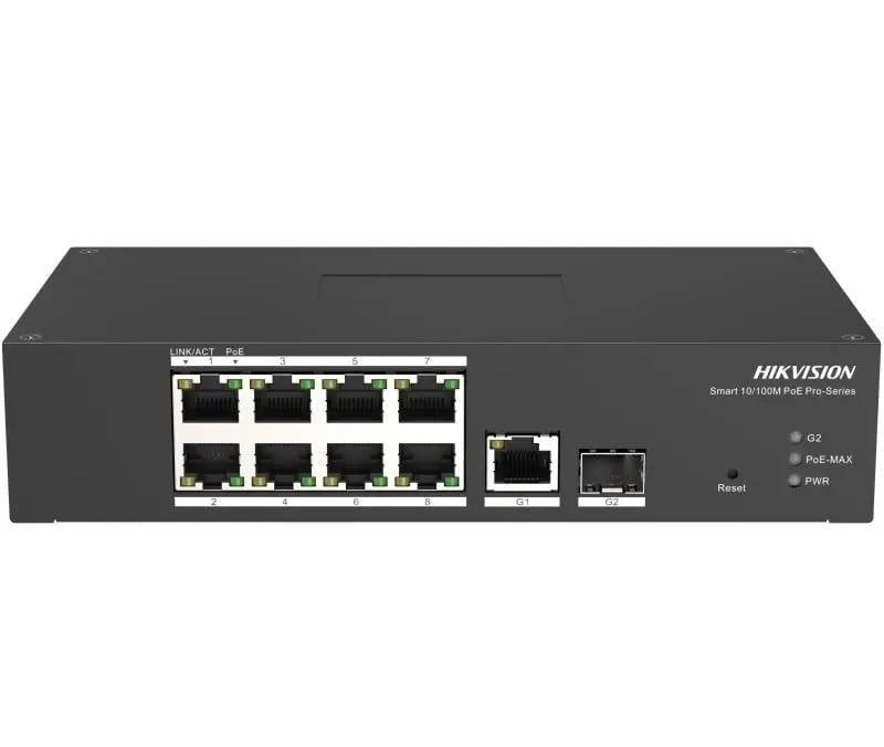 Switch Hikvision 8 Porturi PoE cu Management