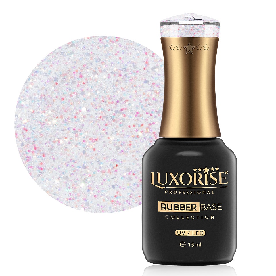 Rubber Base LUXORISE Glassy Brilliance 15ml - Adeziune Premium