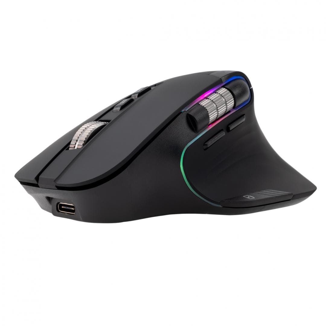 Mouse Wireless Tellur Shade Silent Click 3200 DPI RGB Negru - imagine 4