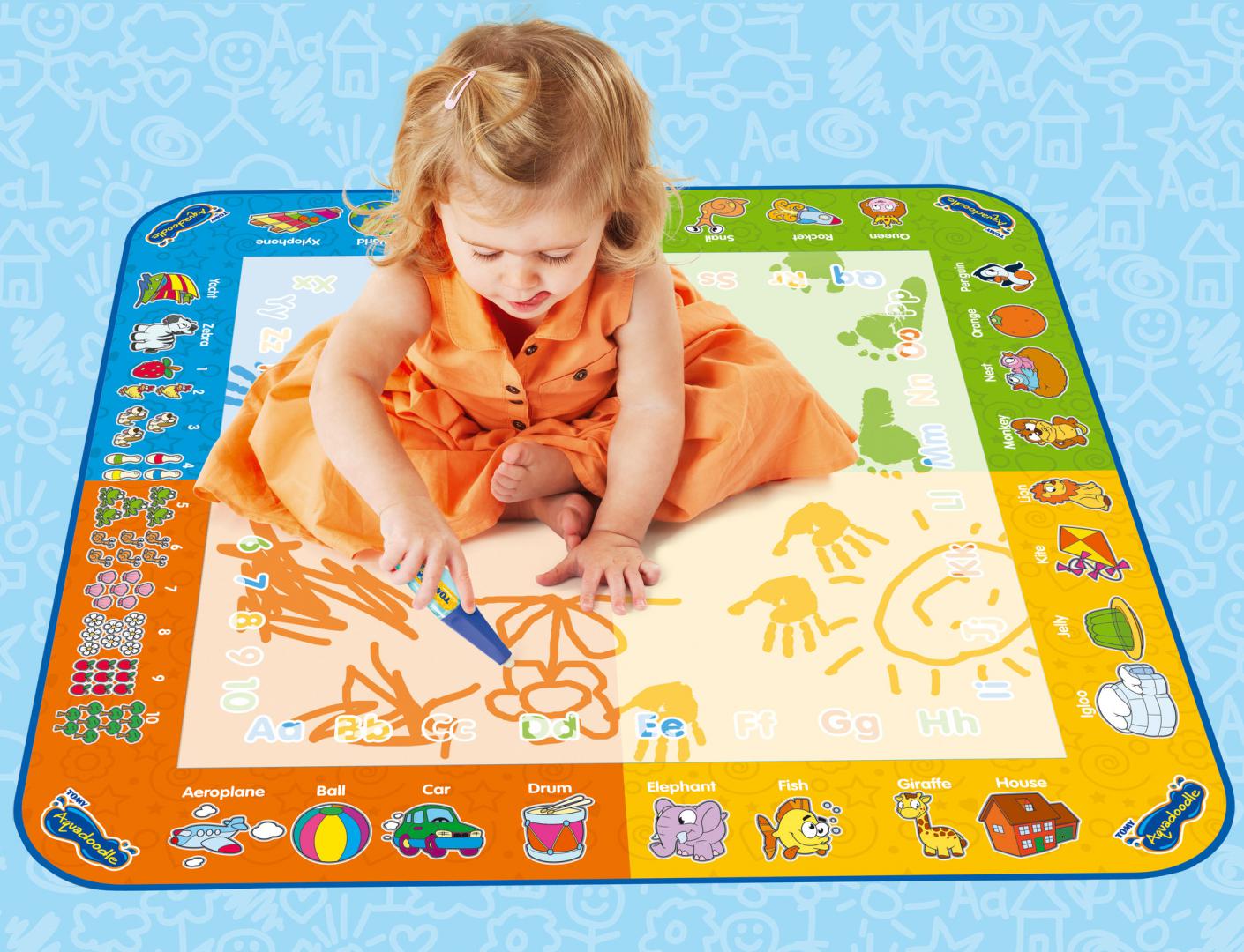 Set Aquadoodle Covor Desenat - Joc Educativ Creativ - imagine 2