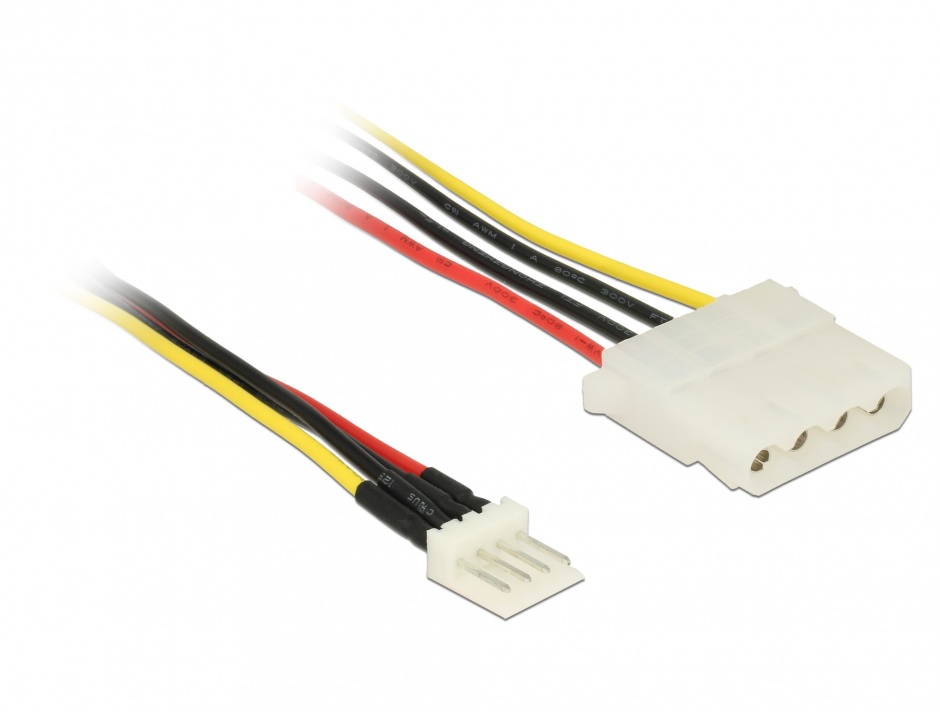 Cablu Floppy la Molex 4 pini, 30cm, Delock