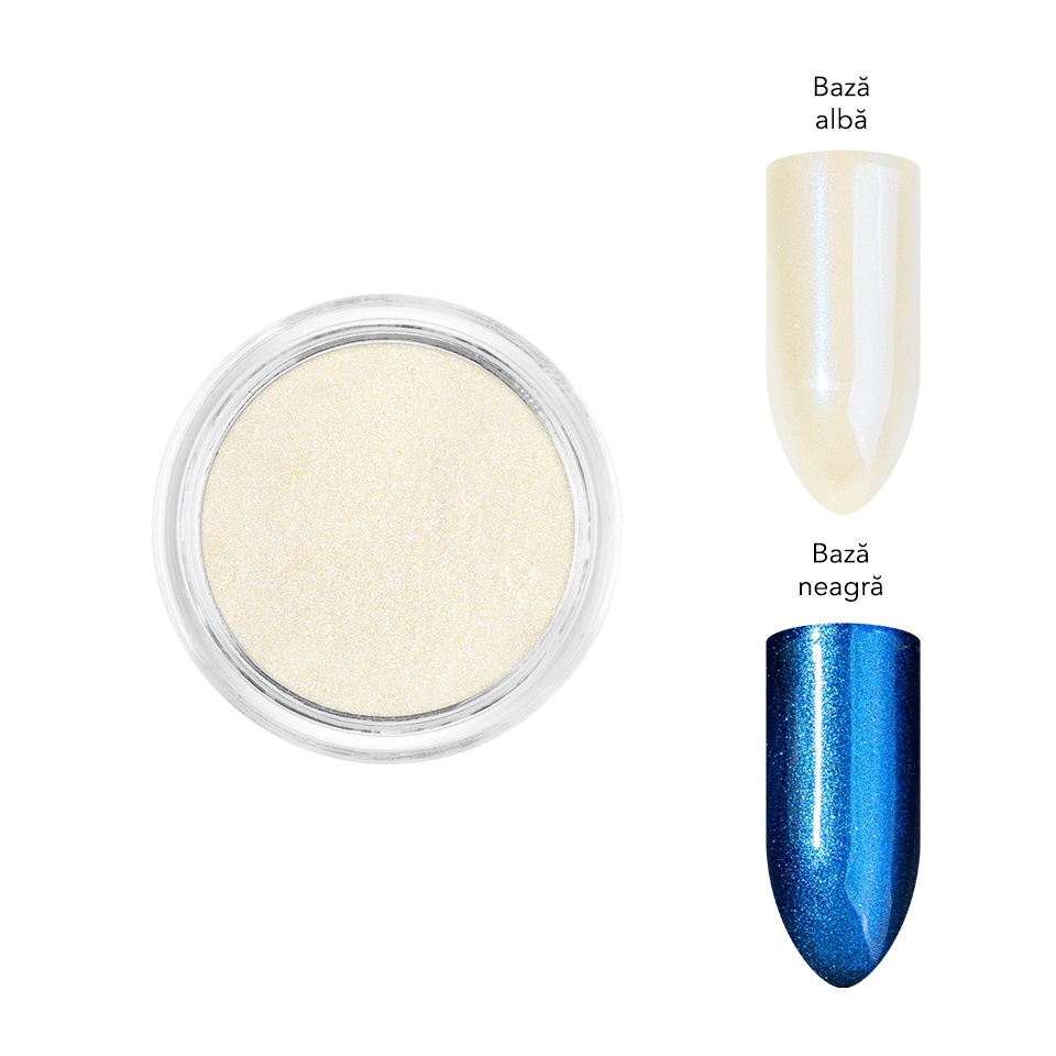 Pigment Chrome Moonlight LUXORISE | Manichiură Metalizată