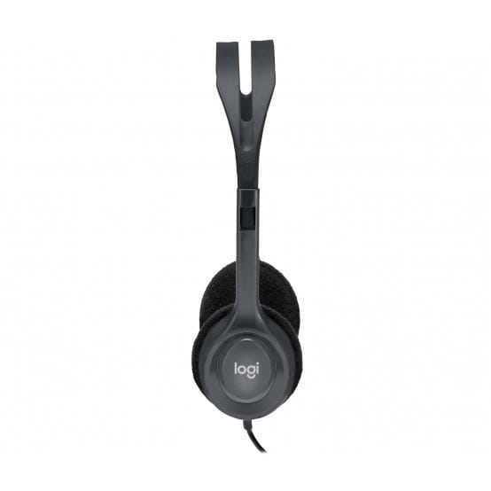 Căști Logitech H111 cu Fir, Microfon Ajustabil, Negru - imagine 5