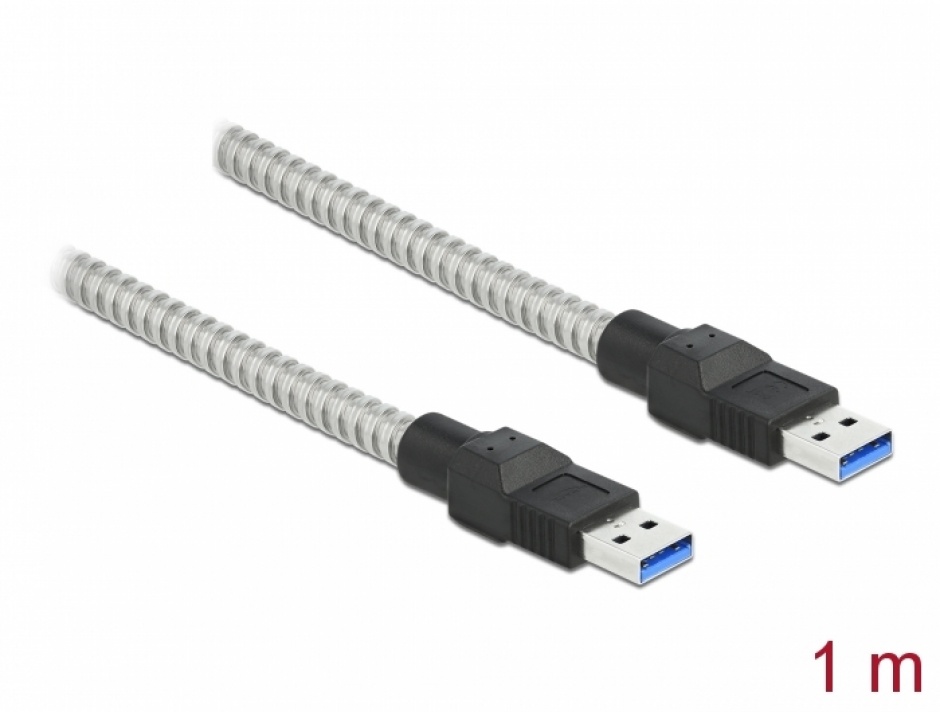 Cablu USB 3.2 Delock Izolație Metalică 1m