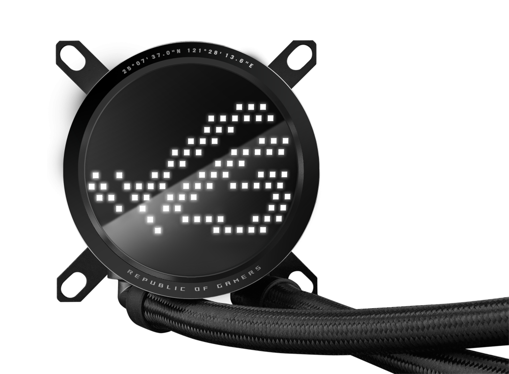 Cooler Procesor ASUS ROG RYUO III 240 ARGB | Display Anime Matrix - imagine 2