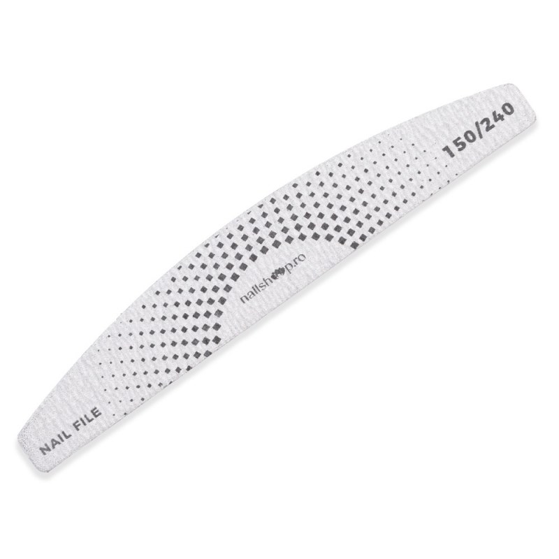 Pila Semiluna Nailshop 150/240 Ergonomica