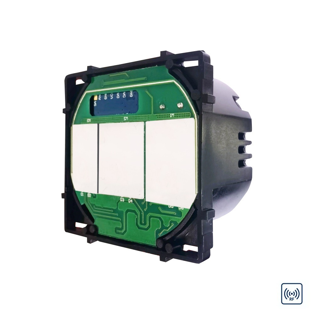 Modul Întrerupator Triplu Touch LUXION RF433, 1000W/gang