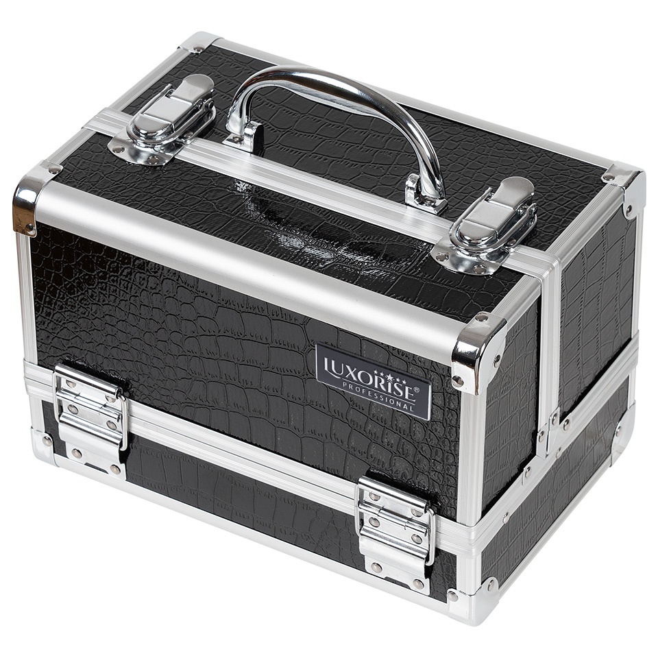 Geanta Manichiura Aluminiu Luxorise cu Oglinda