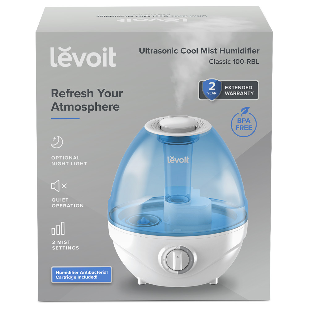 Umidificator Levoit Classic 100-RBL, Silentios, 2.4 L - imagine 3