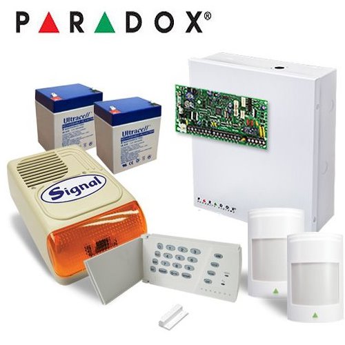 Kit Alarma Paradox SP4000 2P-EXT, Securitate Premium