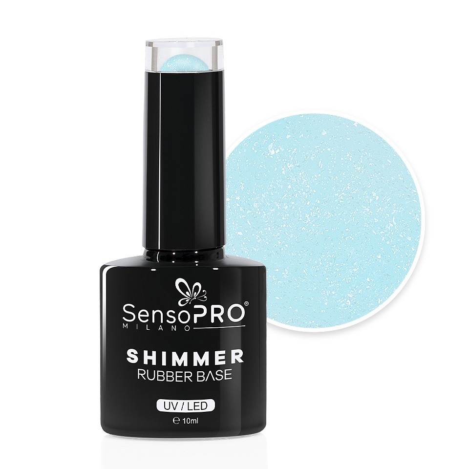 Shimmer Rubber Base SensoPRO Milano #57 Tinkerbell 10ml